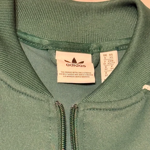 Adidas Women's Dark Green Bomber Jacket - Picture 4 of 5